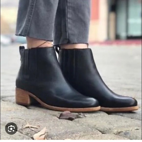 Kork Ease Shoes Korkease Black Leather Mindo Ankle Boots 65 Poshmark